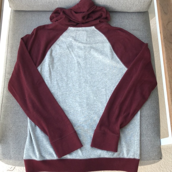 NWOT! - ABERCROMBIE & FITCH Full-Zip 100% Cotton Jersey Hoodie Sweatshirt - Picture 9 of 9